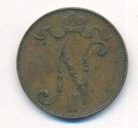 5 пенни 1901 года  Для Финляндии