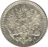 50 пенни 1865 года S Для Финляндии