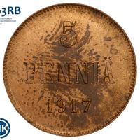 5 пенни 1917 года