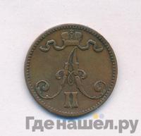 5 пенни 1870 года  Для Финляндии