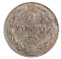 2 марки 1874 года S Для Финляндии