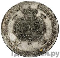 Талер 1780 года  Петр Брион