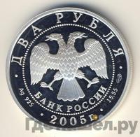 2 рубля 2005 года СПМД