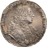 1 рубль 1729 года