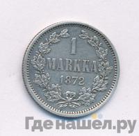 1 марка 1872 года S Для Финляндии