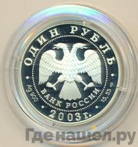 1 рубль 2003 года СПМД