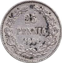 25 пенни 1901 года L Для Финляндии