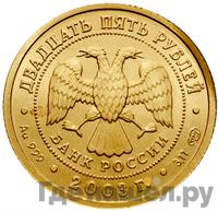 25 рублей 2003 года СПМД