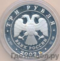 3 рубля 2002 года СПМД