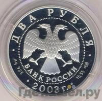 2 рубля 2003 года СПМД