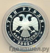 3 рубля 2002 года ММД