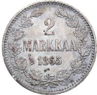 2 марки 1865 года S Для Финляндии