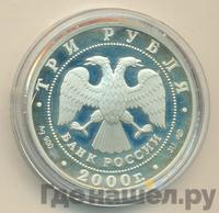 3 рубля 2000 года СПМД