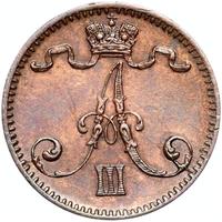 1 пенни 1883 года  Для Финляндии