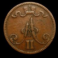 5 пенни 1870 года  Для Финляндии