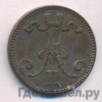 5 пенни 1865 года  Для Финляндии