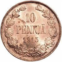 10 пенни 1915 года  Для Финляндии