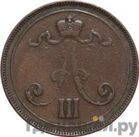 10 пенни 1889 года  Для Финляндии