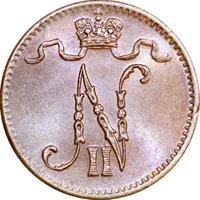 1 пенни 1915 года  Для Финляндии