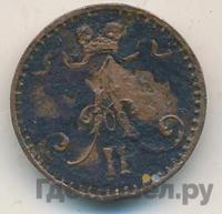 1 пенни 1871 года  Для Финляндии