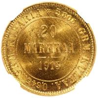 20 марок 1913 года S Для Финляндии