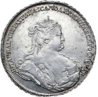 1 рубль 1738 года