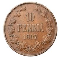10 пенни 1897 года  Для Финляндии