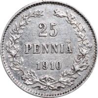 25 пенни 1910 года L Для Финляндии