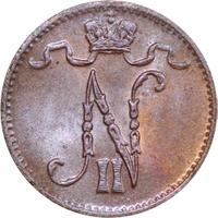 1 пенни 1913 года  Для Финляндии