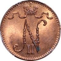 1 пенни 1901 года  Для Финляндии