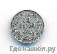 25 пенни 1910 года L Для Финляндии