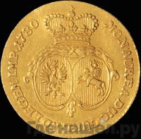 Дукат 1780 года  Петр Брион