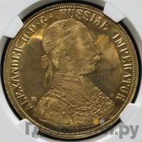 4 дуката 1905 года  Австрийские дукаты