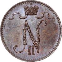 1 пенни 1895 года  Для Финляндии