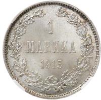 1 марка 1915 года S Для Финляндии