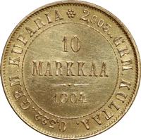10 марок 1904 года L Для Финляндии