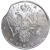 1 рубль 1731 года