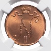 5 пенни 1913 года  Для Финляндии