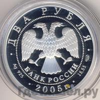 2 рубля 2005 года СПМД