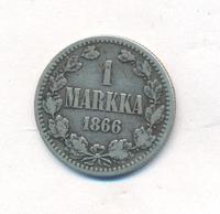 1 марка 1866 года S Для Финляндии