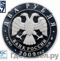 2 рубля 2009 года ММД