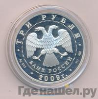 3 рубля 2009 года СПМД