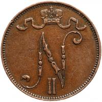 5 пенни 1911 года  Для Финляндии