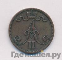 5 пенни 1870 года  Для Финляндии