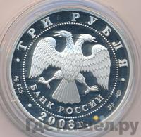 3 рубля 2008 года СПМД