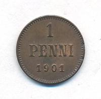 1 пенни 1901 года  Для Финляндии