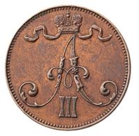 5 пенни 1889 года  Для Финляндии