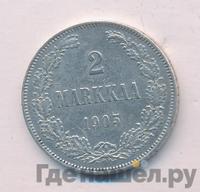2 марки 1905 года L Для Финляндии