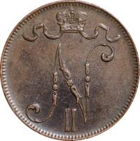 5 пенни 1901 года  Для Финляндии