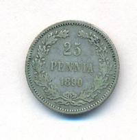 25 пенни 1890 года L Для Финляндии